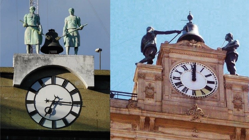Los colosos de Siemens en Av.Roca (Diagonal Sur) y Bolívar y los autómatas de la AGN en Rivadavia al 1700, son los únicos de este tipo en Argentina. Hoy sería imposible crear